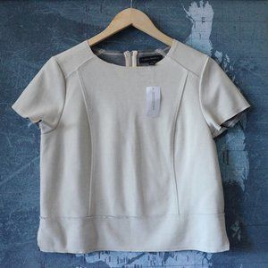 Banana Republic White Business Casual Top